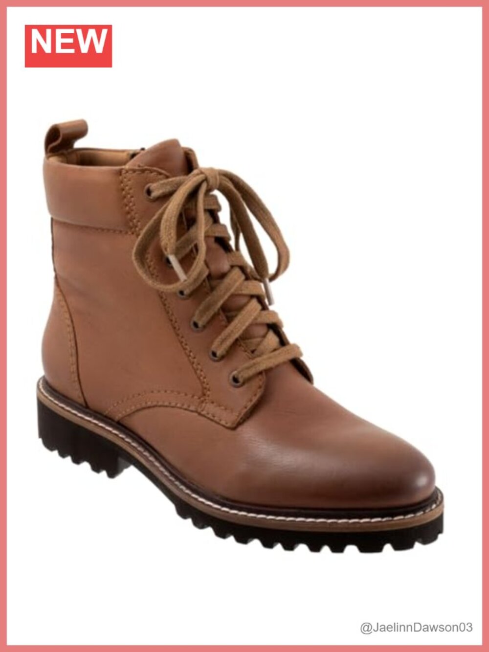 SoftWalk Leather Ankle Bootie with Removable Cushioned Footbed - Women's